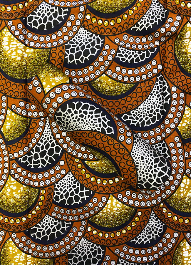 VIP Super Fashion Gold Guaranteed Block Prints- Gold, Metallic-Silver, Chocolate-brown, Denim-Gold, White, Black