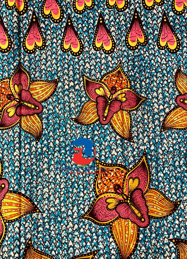 Super Metallic Gold- Teal-Blue,Gold, Pink, Burn-Orange