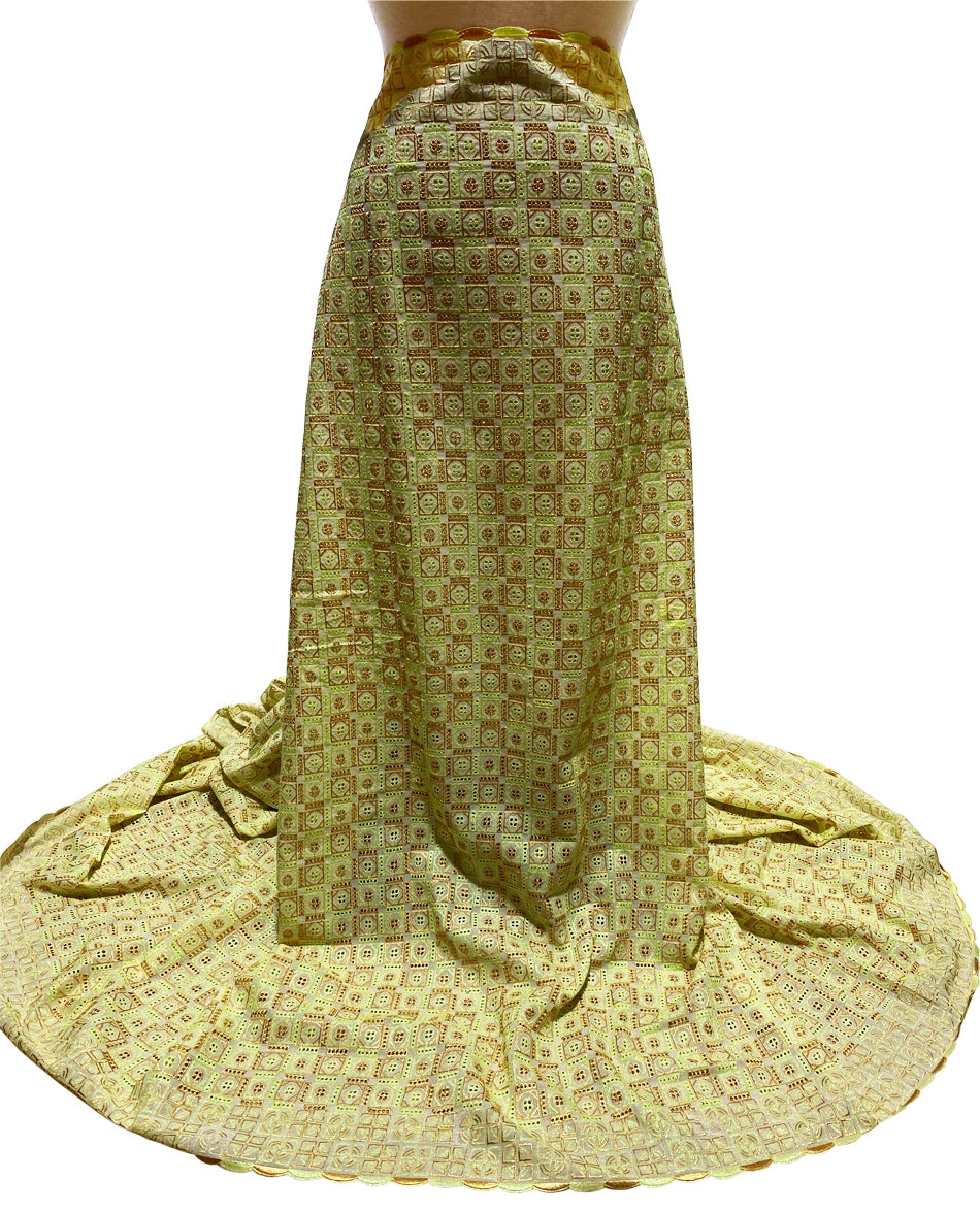 Swiss Voile Lace; Baby-Lace, Beige, Yellow, Gold