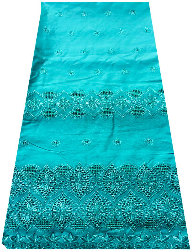 High End Super Quality Swiss Voile Lace 100% Cotton Lace - Mint-Green