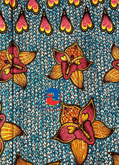 Super Metallic Gold- Teal-Blue,Gold, Pink, Burn-Orange