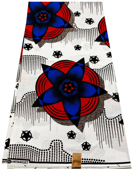 Exclusive Hi-Target Design - White, Red, Blue,Dark-Brown