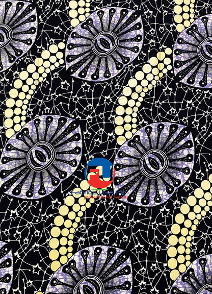Super  VIP Dutch  Metallic Gold Wax Ankara Print- Gold, Dark-blue, Cream,Gray,Burgundy,Black