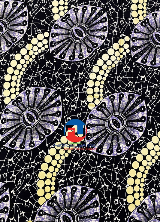 Super  VIP Dutch  Metallic Gold Wax Ankara Print- Gold, Dark-blue, Cream,Gray,Burgundy,Black