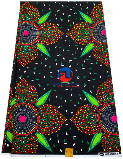 Ankara Wrapper Exclusive Design African Wax Print- Multi-Color