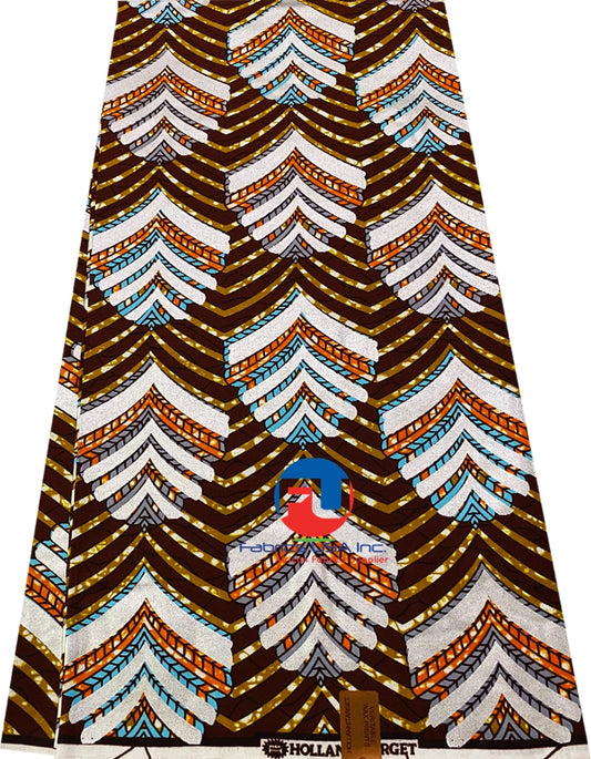 Metallic Gold Print-Metallic Silver, Multi-Color