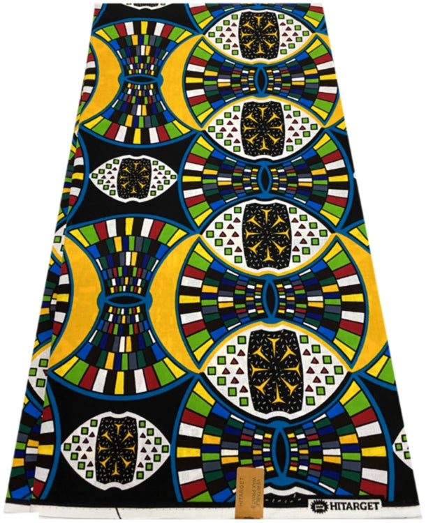 Ankara Wrapper Exclusive Design African Wax Print- Multi-Color