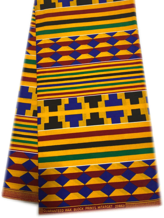 African Kente Prints in Authentic Design