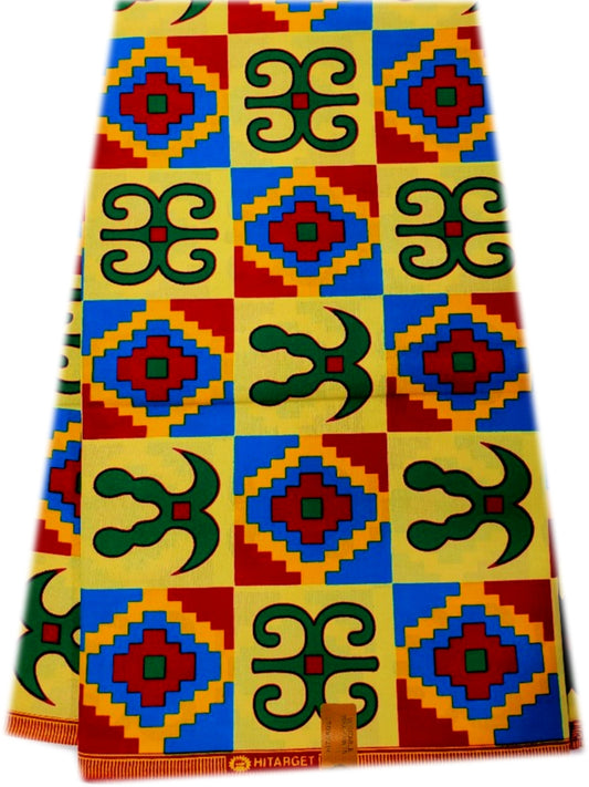 African Kente Prints in Authentic Design