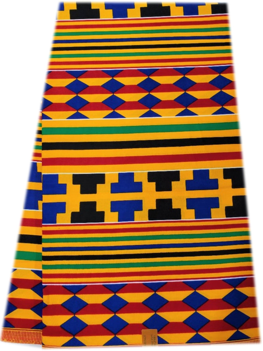African Kente Prints in Authentic Design